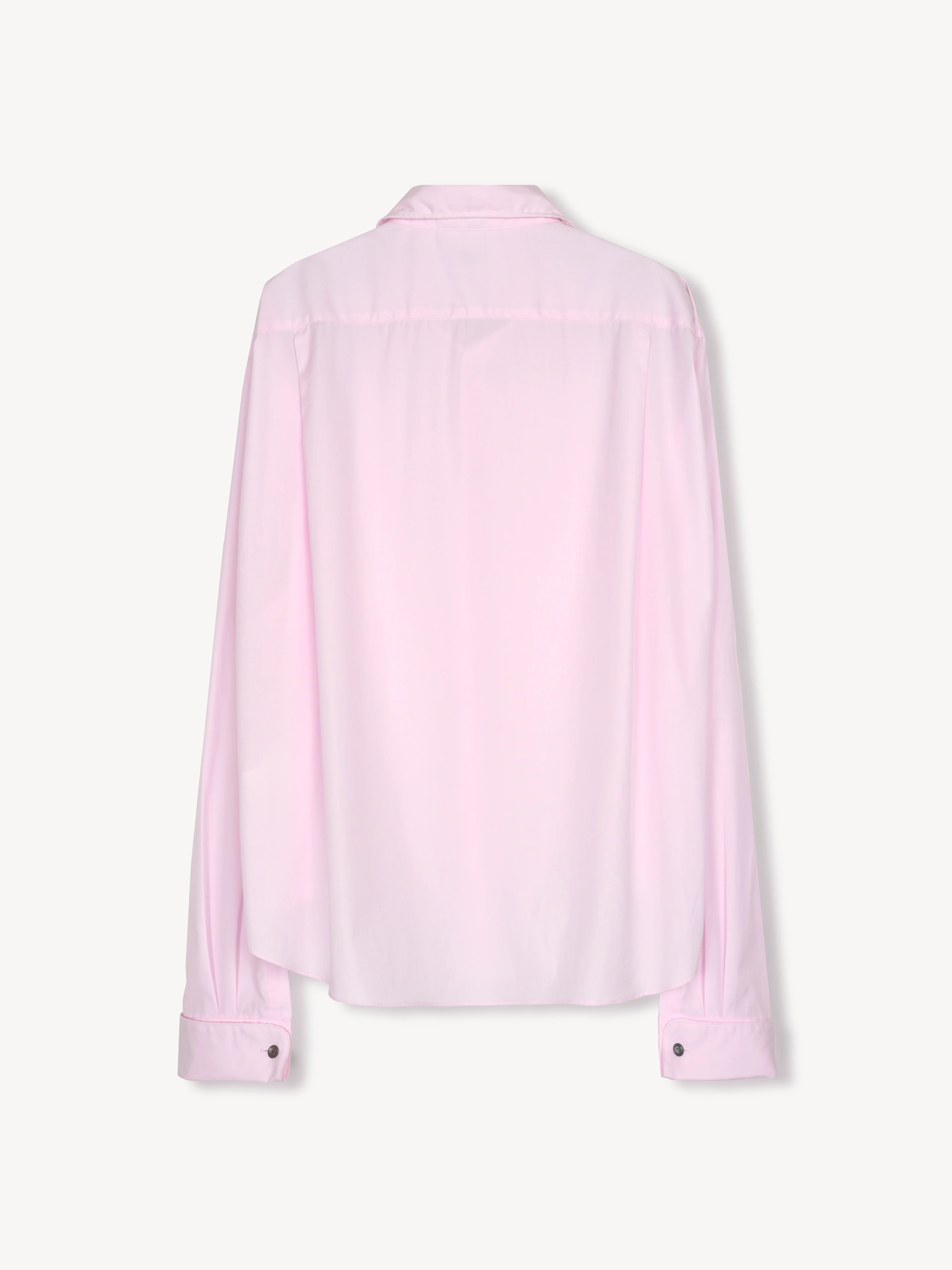 Finn Wired Double Cuff Shirt in Cotton Poplin - Image 5
