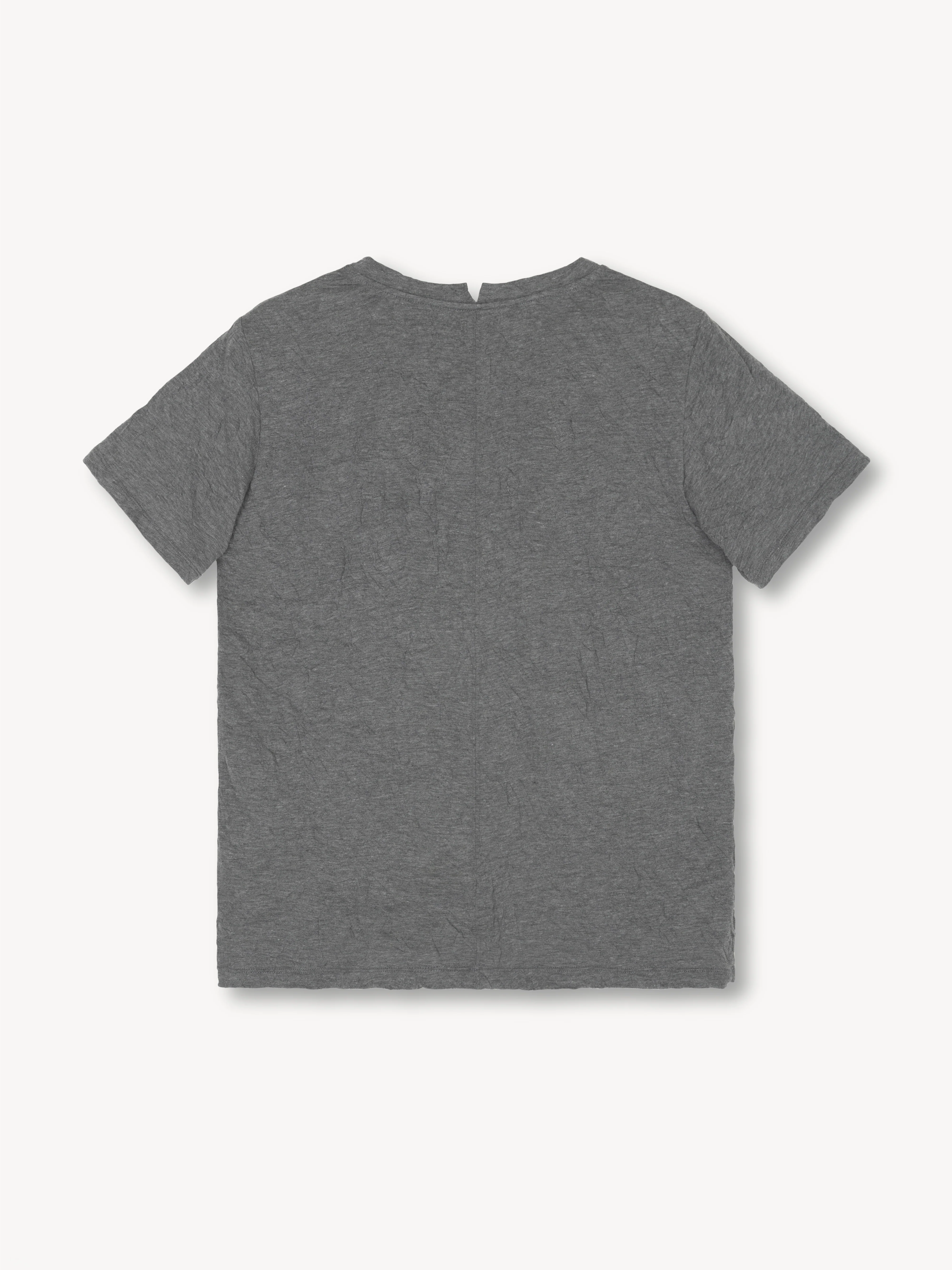 Otto Crinkled Pocket T-Shirt in Cotton - Image 4