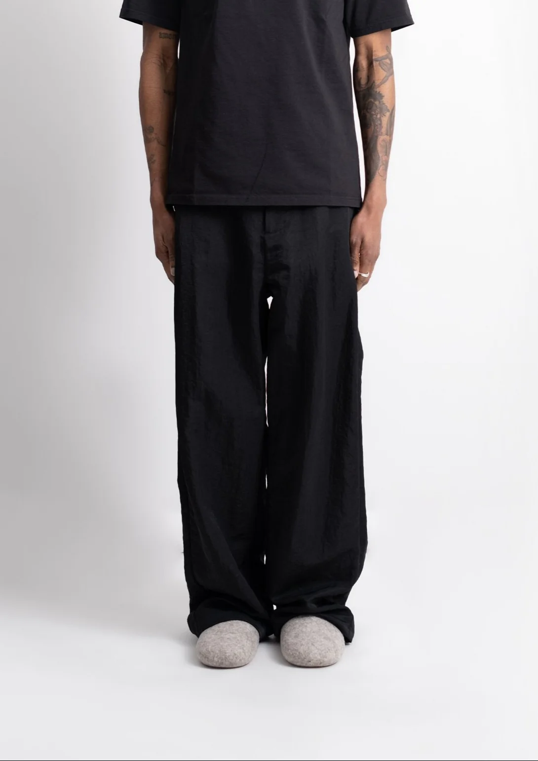 VD CRUSHED NYLON TRACK PANTS - Image 3